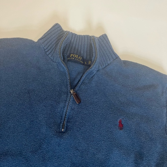 Polo Ralph Lauren Quarter Zip Sweater - Picture 2 of 3